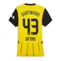 Dres Borussia Dortmund Jamie Bynoe-Gittens #43 Domáci pre Ženy 2024-25 Krátky Rukáv